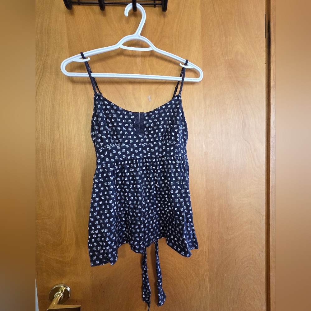 American Eagle Printed Tank Y2k Med